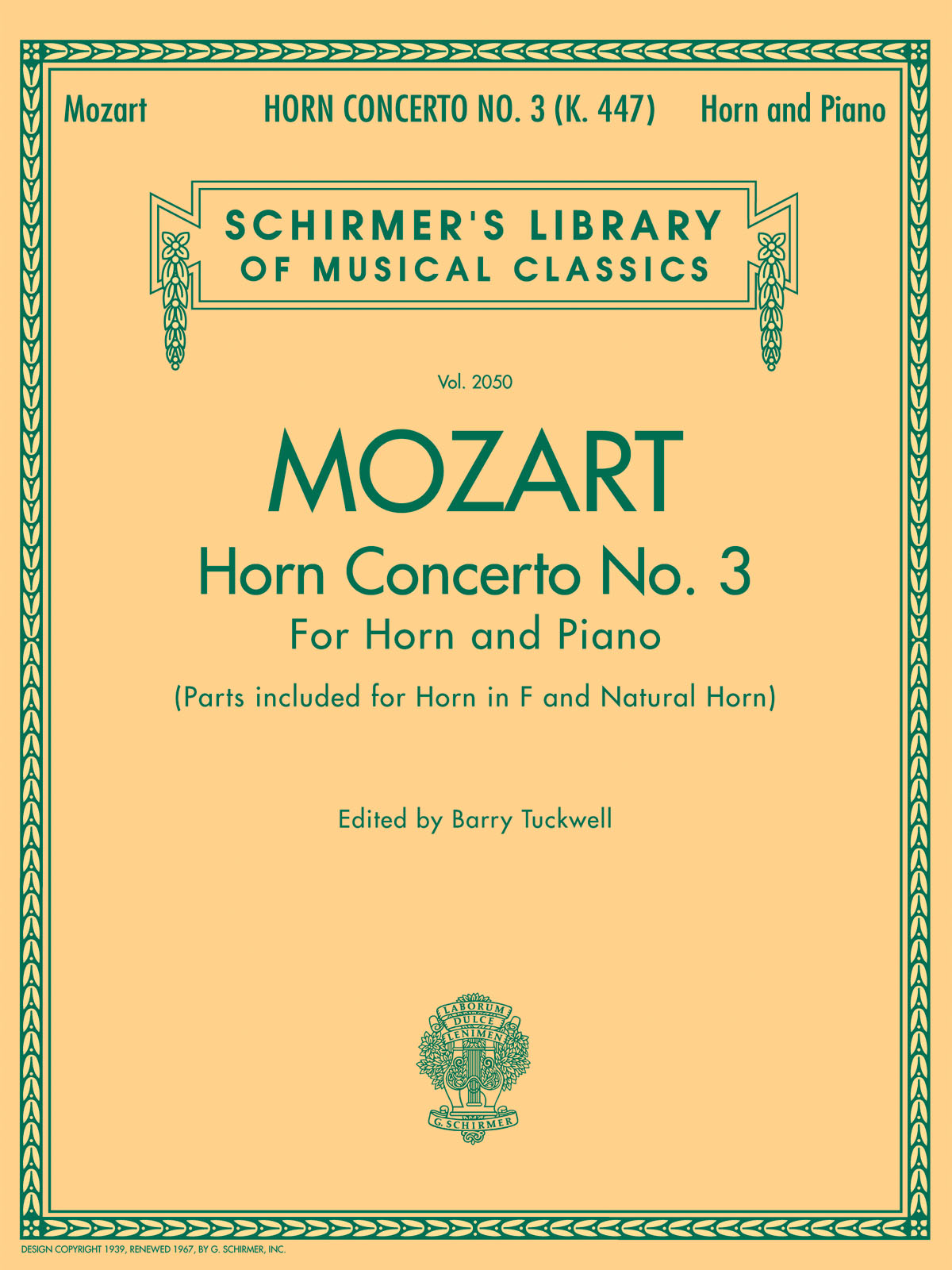 Horn Concerto No.3 - lesní roh a klavír