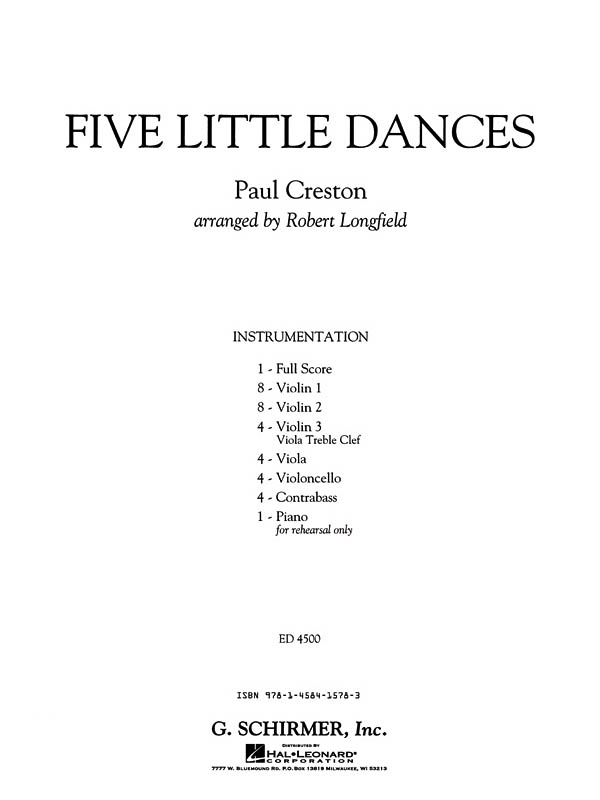 Five Little Dances  - smyčcový orchestr