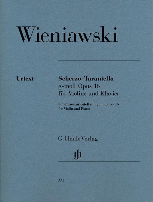Scherzo-Tarantella g-moll op. 16 - für Violine und Klavier - housle a klavír