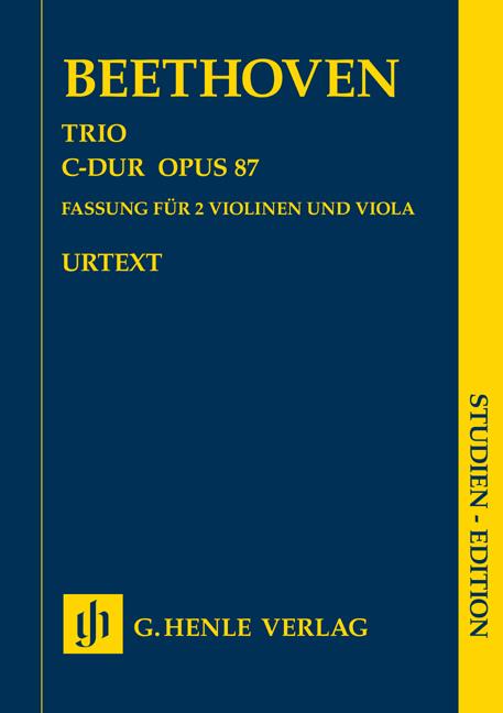 Trio In C Op.87 - Study Score