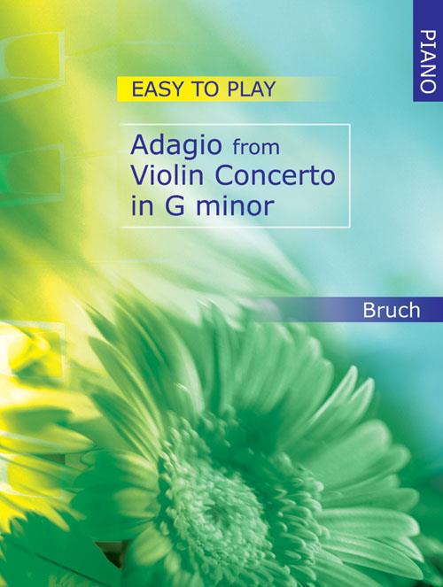 Easy-to-play Adagio from Violin Concerto in G Min. - housle a klavír