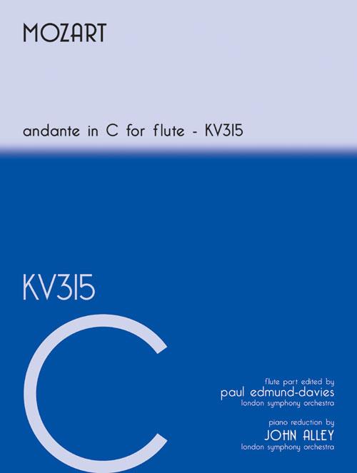 Andante in C for Flute KV315 - příčná flétna
