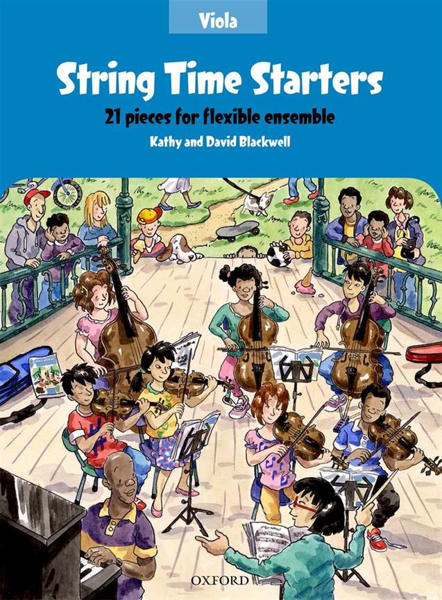String Time Starters Viola Book - 21 Pieces for Flexible String Ensemble - noty na violu