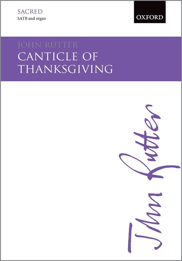 Canticle Of Thanksgiving - smíšený sbor