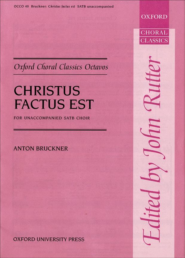 Christus factus est - pro smíšený sbor
