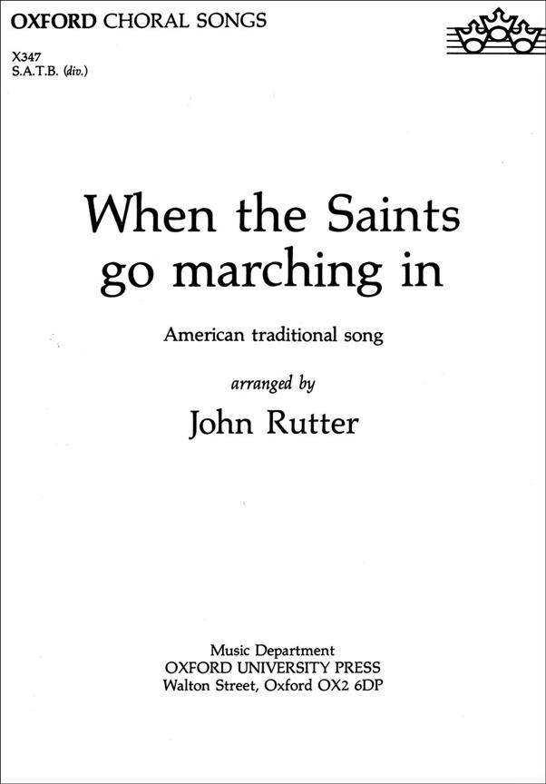When The Saints Go Marching In - pro sbor SATB