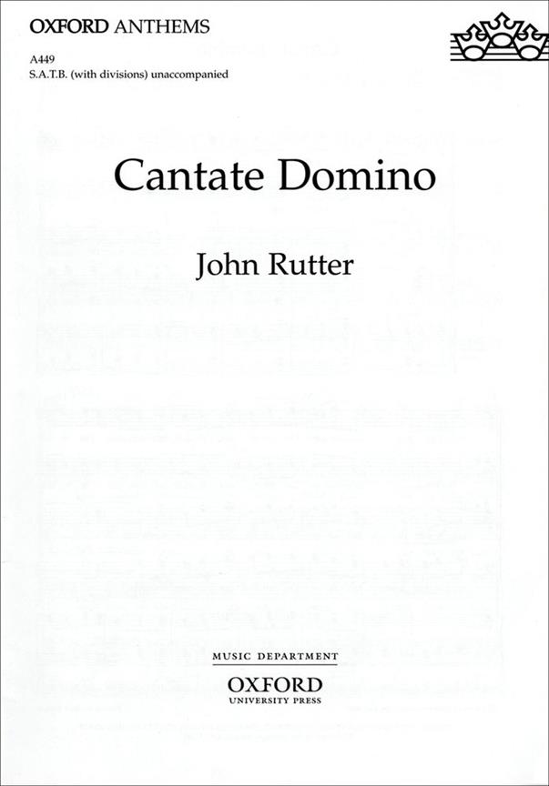 Cantate Domino - pro smíšený sbor