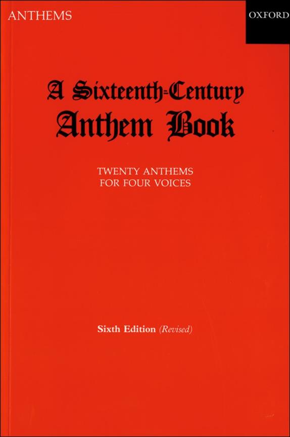 A Sixteenth-Century Anthem Book - Paperback - pro smíšený sbor