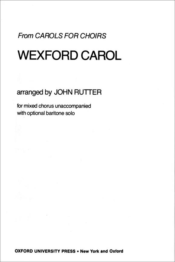 Wexford Carol - pro sbor SATB