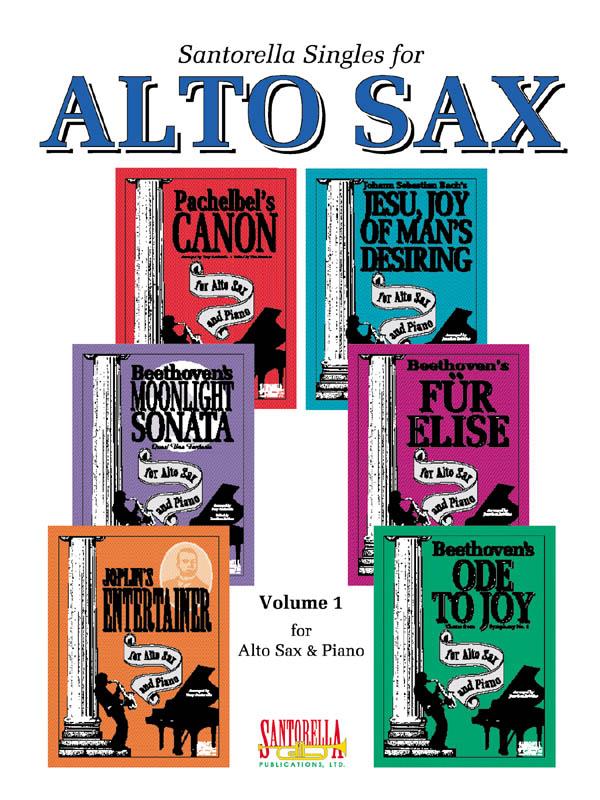 Santorella Singles For Alto Sax & Piano Vol.1 - altový saxofon a klavír