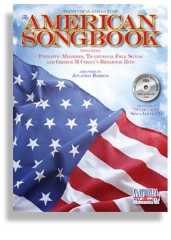 American Songbook - Incl. Patriotic Melodies, Trad. Folk Songs and George M Cohan's Broadway Hits - zpěv a klavír s akordy pro kytaru