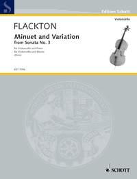 Minuet And Variation - from Sonata No. 3 in F - na violoncello a klavír