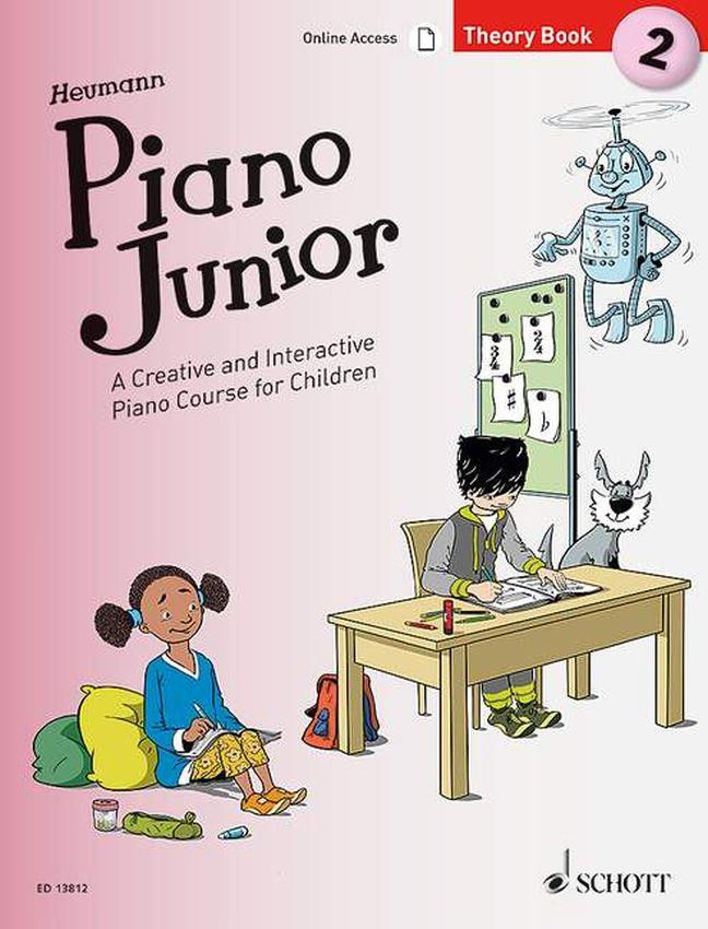 Piano Junior: Theory Book 2 Vol. 2 - A Creative and Interactive Piano Course for Children - noty na klavír
