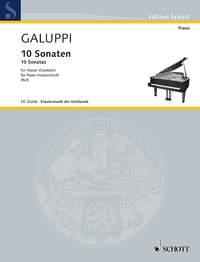 10 Sonatas - Galuppi - na klavír