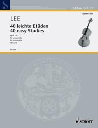 Leichte Etudes(40) Opus 70 etudy pro violoncello