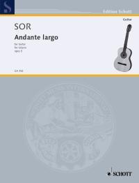 Andante Largo Op. 5 N. 5 - na kytaru