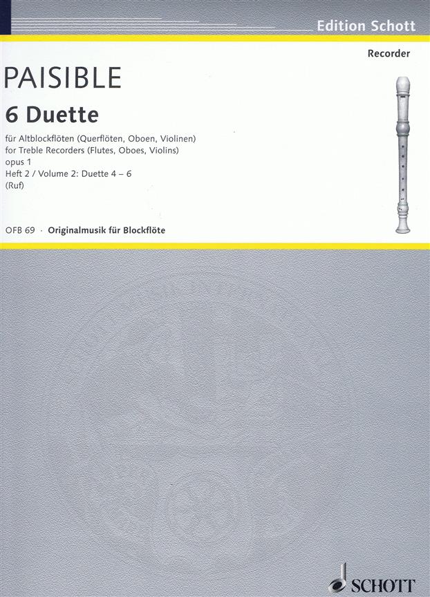 Duetten(6) 2 Opus 1 - altová flétna duet