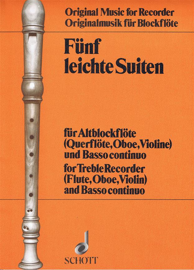 5 Leichte Suiten - altová flétna a klavír