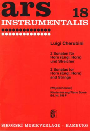 2 Sonaten - für Waldhorn (oder Englisch Horn) und Streichorchester