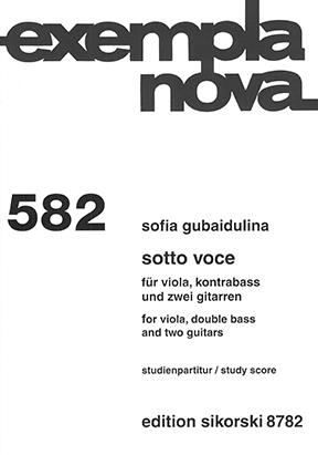 Sotto voce - für Viola, Kontrabass und 2 Gitarren
