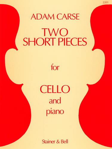 Two Short Pieces For Cello And Piano - violoncello a klavír