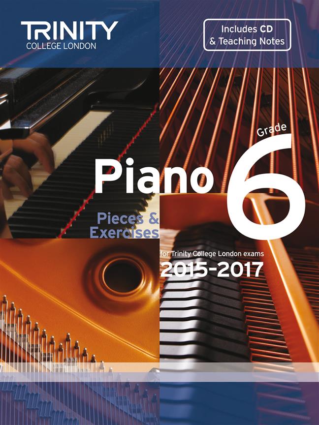 Piano Exam Pieces & Exercises 2015-2017 - Grade 6 - Piano teaching material - noty na klavír