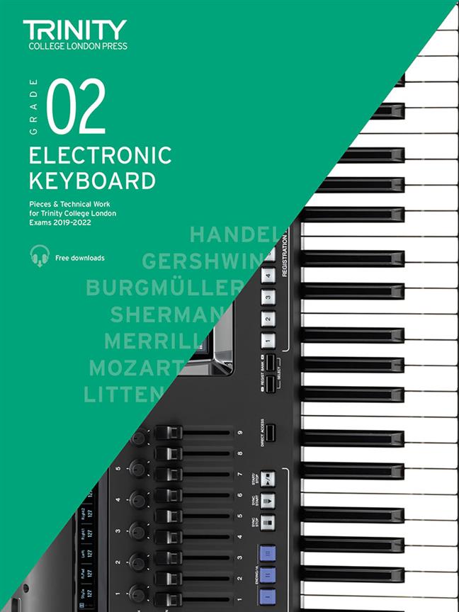 Grade 2 Electronic Keyboard Exam Pieces 2019?2022 - and Technical Work - Grade 2 - pro keyboard