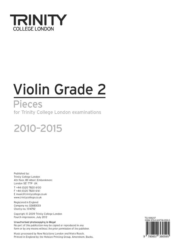 Violin 2010-2015. Grade 2 (part) - Violin teaching - pro housle
