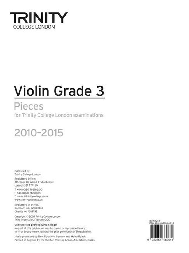 Violin 2010-2015. Grade 3 (part) - Violin teaching - pro housle