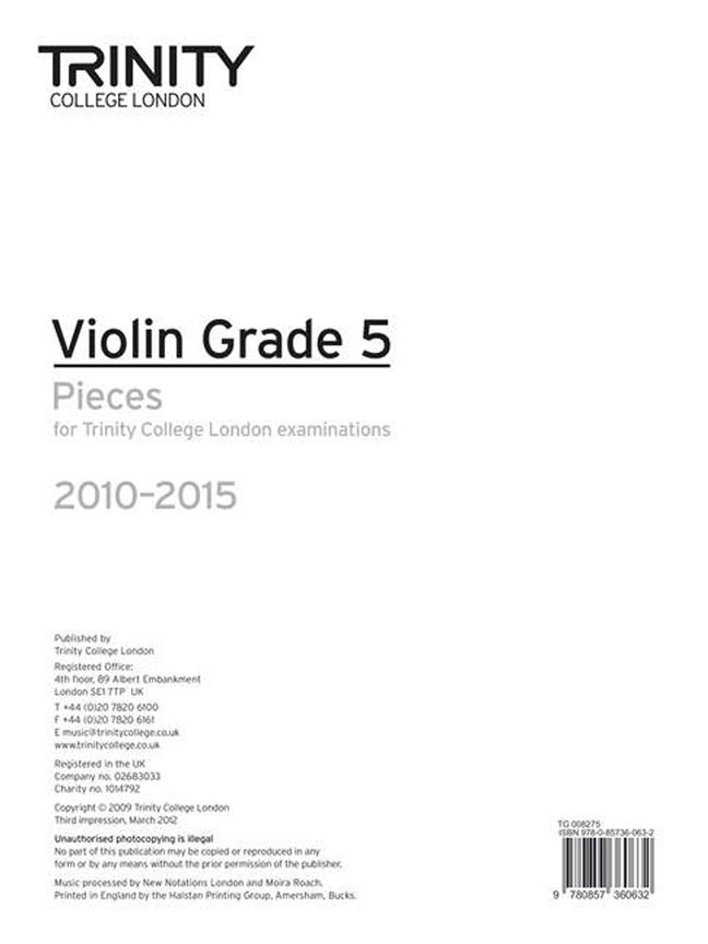 Violin 2010-2015. Grade 5 (part) - Violin teaching - pro housle