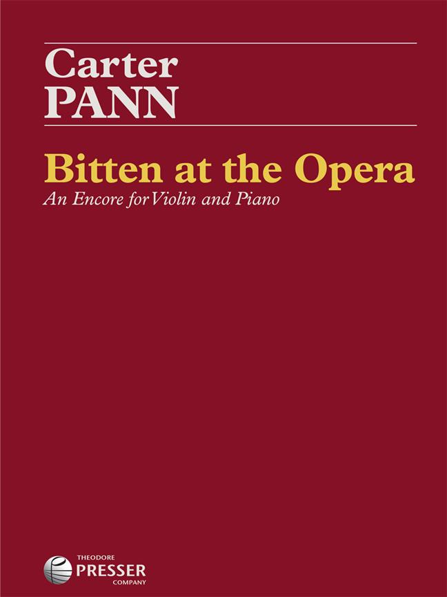 Bitten at the Opera - For Violin and Piano - housle a klavír