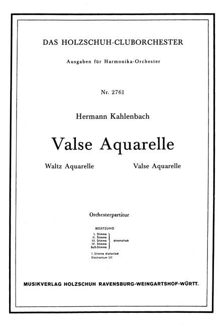 Valse Aquarelle