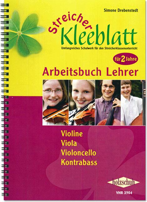 Streicher Kleeblatt - Arbeitsbuch Lehrerband