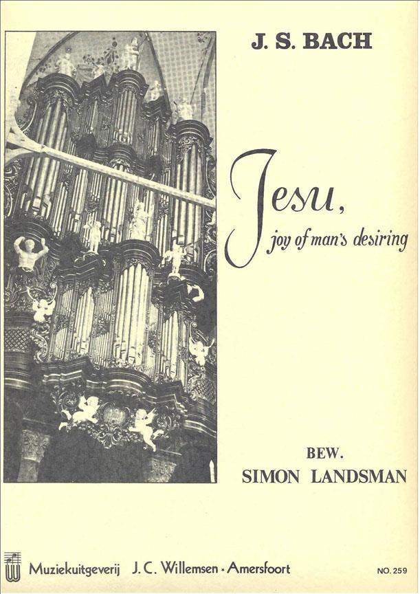 Jesu, Joy Of Man's Desiring - na varhany