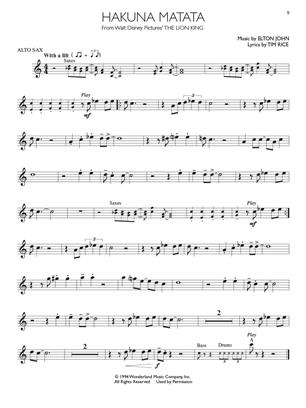 Disney Movie Hits - 11 sólových skladeb pro altový saxofon