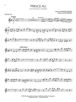 Disney Movie Hits - Tenor Saxophone - Instrumental Play-Along