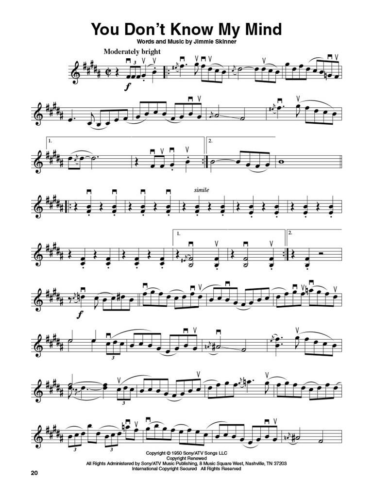 Bluegrass - Violin Play-Along Volume 1 - noty na housle