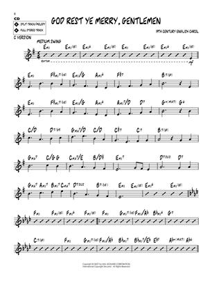 Christmas Carols - Jazz Play-Along Volume 20