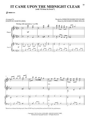 A Symphony Of Carols + CD piano solos or piano duets (2 pianos 4 hands) - piano duet