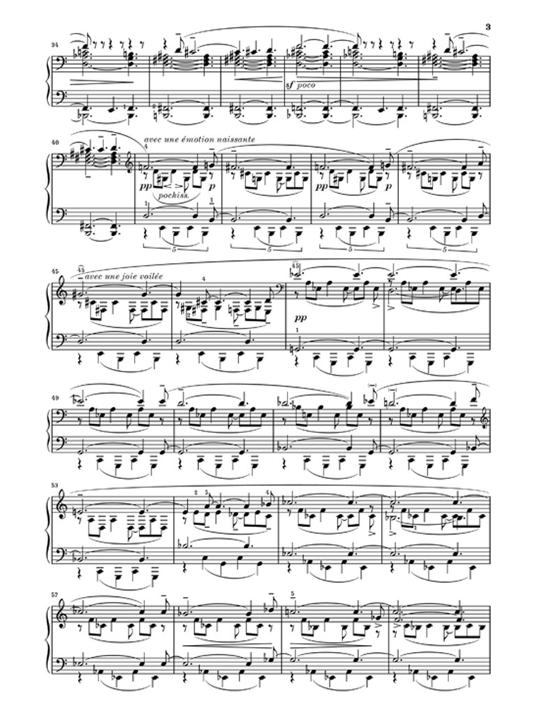 Vers la flamme Poeme Opus 72 - noty pro klavír