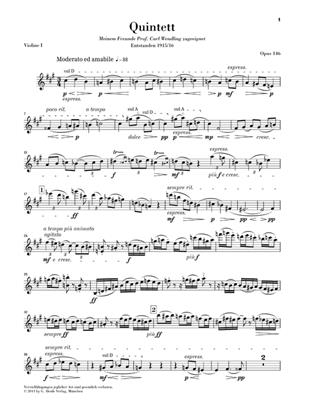 Klarinettenquintett A-dur op. 146