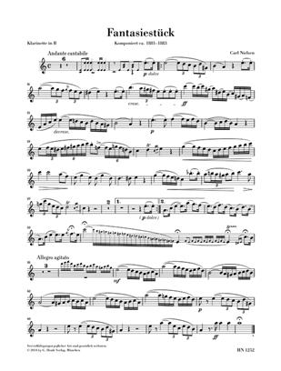 Fantasy Piece in G Minor pro klarinet a klavír