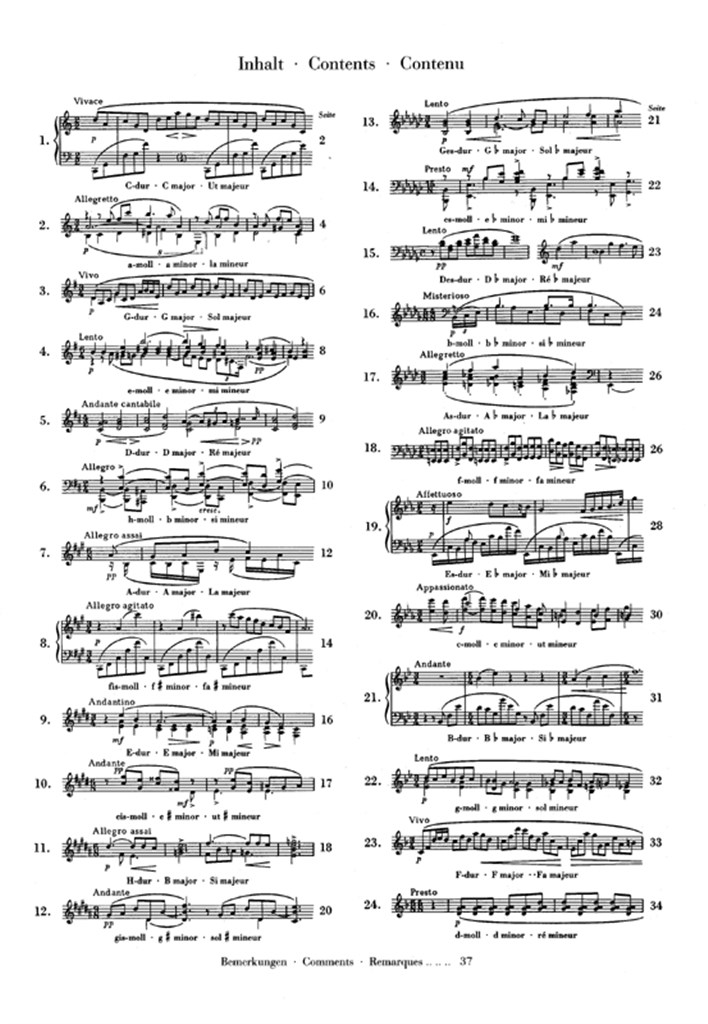 24 Preludes Op.11 - noty pro klavír