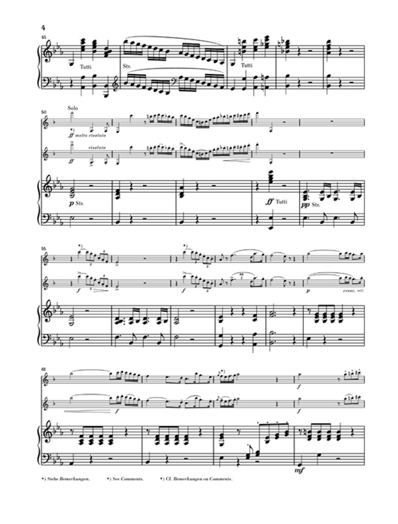 Clarinet Concerto No. 2 E Flat Major Op. 74 - Klavierauszug - noty pro klarinet a klavír