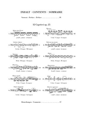 12 Capricci op. 25 noty pro sólové violoncello
