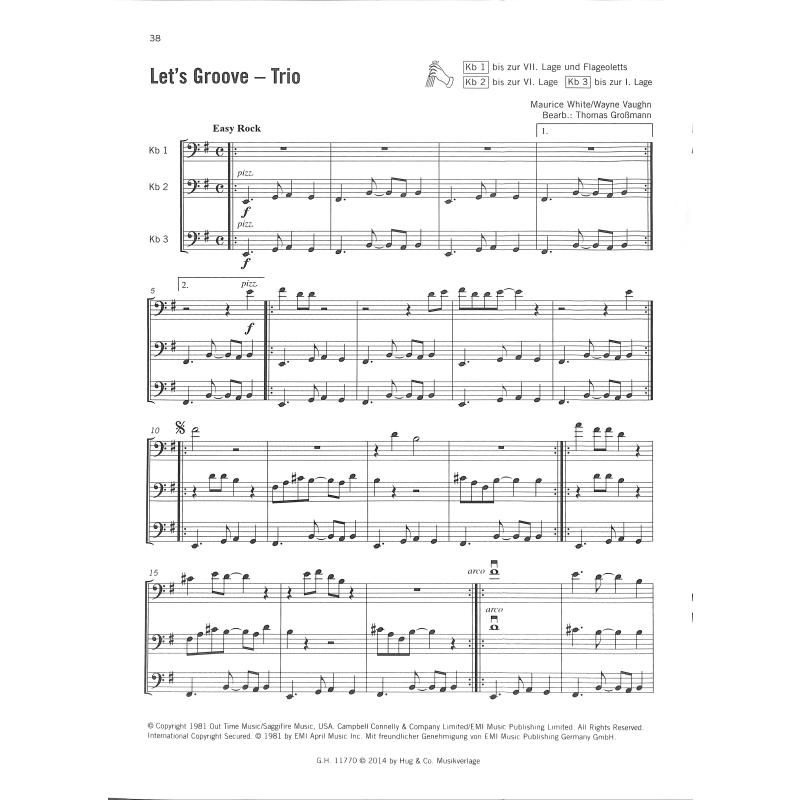 Kontrabass Vorspiel - 50 úprav pro kontrabas sólo, kontrabas s klavírem