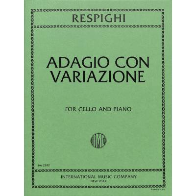 Adagio Con Variazioni pro violoncello a klavír