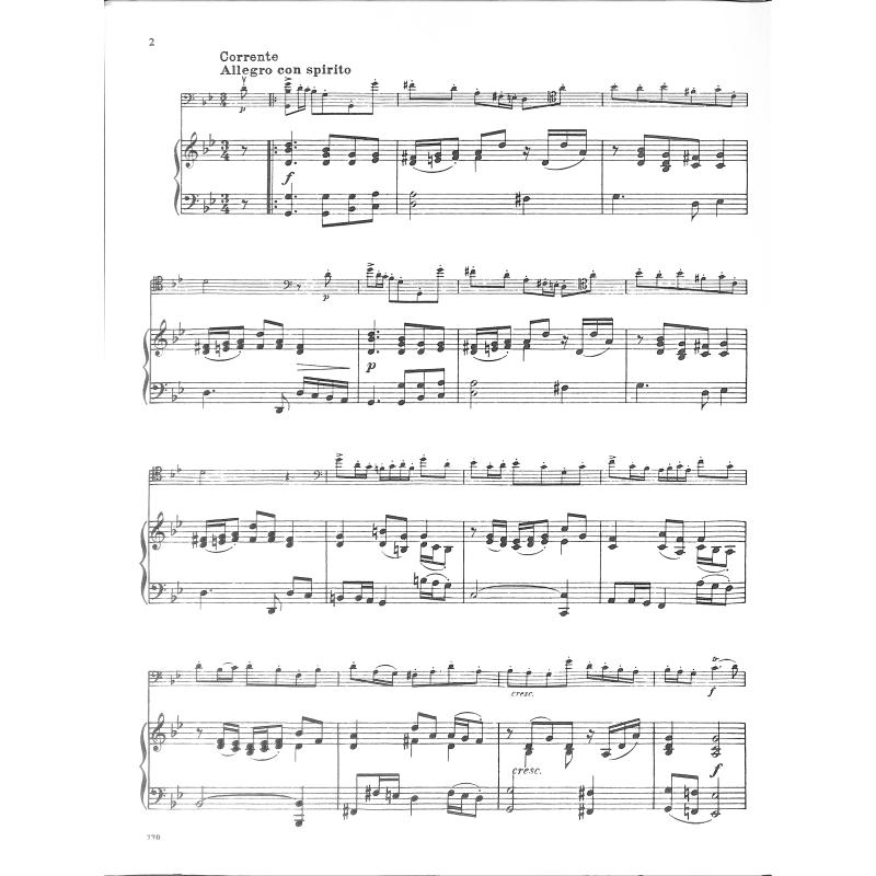 Sonate g-moll (Moffat) noty pro violoncello a klavír
