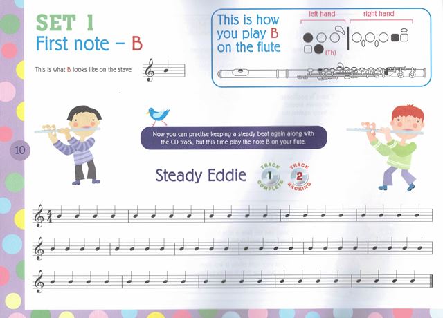 Funky Flute 1 Student - učebnice hry na příčnou flétnu pro začátečníky