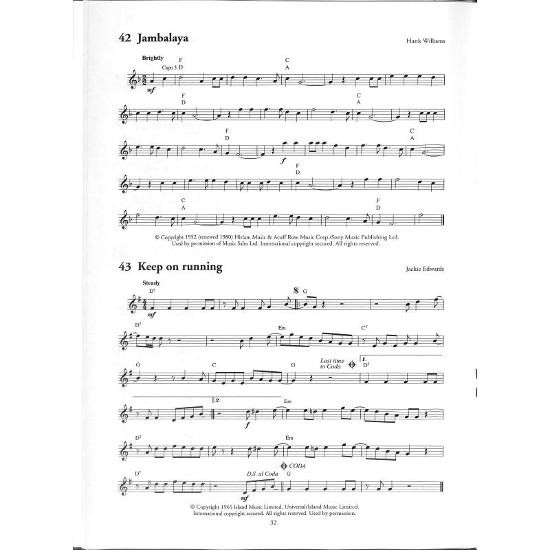 100 easy-to-play Pops for Recorder - 100 melodií pro zobcovou flétnu s akordy pro kytaru
